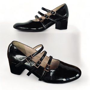 Ruby & Bloom | Black Patent Mary Jane, Size 3 Little Kids